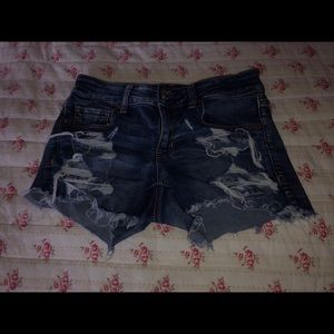 american eagle jean shorts